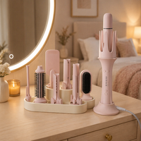 Lisseur et boucleur multifonction 9-en-1 interchangeable – Kit d'outils de coiffure