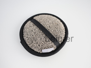 Tampons en <span class=keywords><strong>coton</strong></span> biologique avec logo personnalisé pour enlever le gommage corporel en luffa Éponge de bain de douche réutilisable pour le maquillage du visage avec logo - Product Image 3