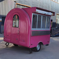 Équipement de cuisine complet personnalisable dans un nouveau style Round Food Trailer Fabriqué en Chine Ice Cream Coffee Hot Dog Candy Catering