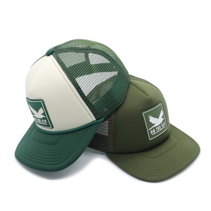 Casquette Trucker en Mousse Vierge OEM ODM avec Logo Personnalisé, Casquette en Maille à 5 Panneaux pour Hommes et Femmes - Product Image 2