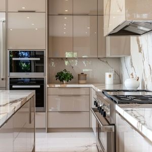 VC Arabia Saudita Proyecto Personalizado Moderno Lujo Pvc Pequeño Gabinete Almacenamiento Hogar Modular Cocina Muebles Gabinete Diseños - Product Image 1