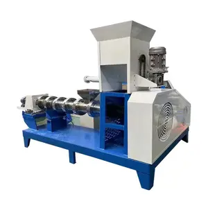 Industrial fish feed pellet extruder cat dog food making production machine pet food processing machines with low price