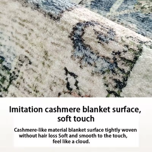 Hengxuan stampato tapis en laine morbido tappeto in lana sintetica tappeto cashmere - Product Image 5