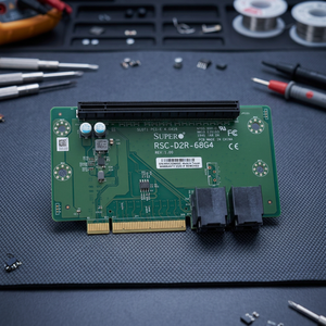 RSC-D2R-68G4 2U RHS DCO ตัวขยาย PCIe แบบเรซิส1x PCIe 4.0 x16 1x x8แบบพาสซีฟ HF ตามข้อกำหนด RoHS สำหรับเซิร์ฟเวอร์ Supermicro - Product Image 2