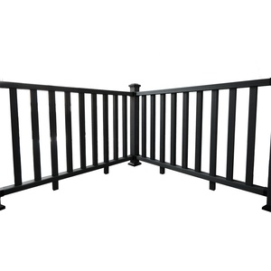 Rampe extérieure stable aux UV facile à assembler Rampe de terrasse en composite pour l'extérieur Balustrades en <span class=keywords><strong>bois</strong></span> WPC <span class=keywords><strong>Kit</strong></span> de main courante de balcon - Product Image 5