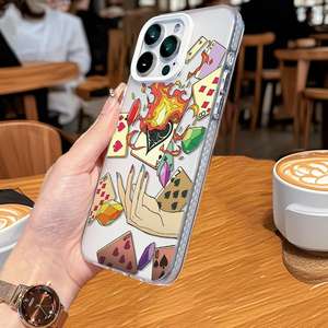 Funda Protectora de TPU para 11-17 con Diseño de Cartas y Dados de Póker, Antigolpes, Suave, con Protección Antihuellas y para la Lente - Product Image 5