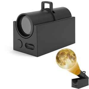 Buona qualità USB ricarica magnete notte luce stella moonry cielo colorato sfondo atmosfera lampada natale proiettore di Halloween - Product Image 1