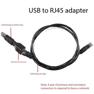 מתאם RJ45 ל-USB2.0, זכר RJ45 לנקבה <span class=keywords><strong>USB</strong></span>, 8P8C, BBU3900 3910, מחבר ייעודי לאיתור תקלות, זכר <span class=keywords><strong>USB</strong></span> לנקבה RJ45 - Product Image 3
