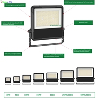 Projecteur LED 30W 50W 100W 150W 200W 300W 400W 500W 150lm/W IP66 Éclairage extérieur pour stade, jardin, parking