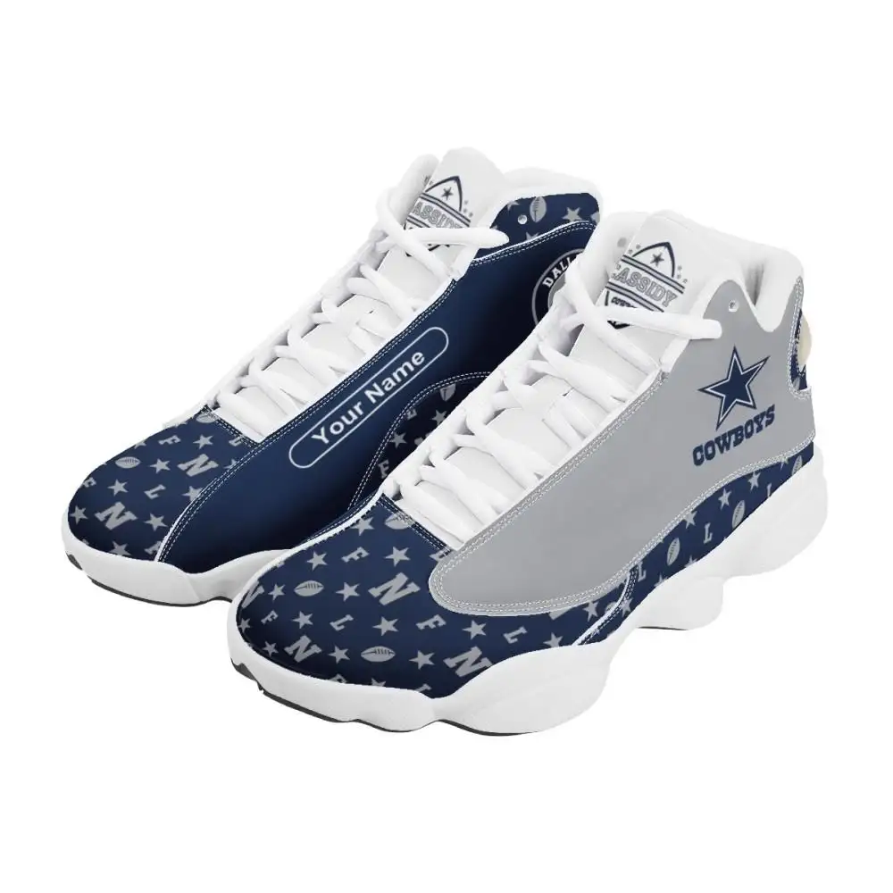 New Model Custom Print NFLE American Football Team Trendy Brand Shoes Super Brand Basketball Sport Sneakers Shoes