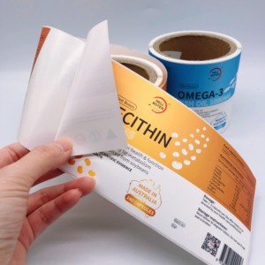 Tùy chỉnh đầy màu sắc không thấm nước Vinyl cuộn thuốc dính nhãn sản phẩm y tế chai dán với thương hiệu in logo - Product Image 1