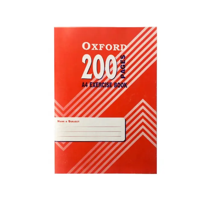 school/Office high quality A4 exercise book 200pages