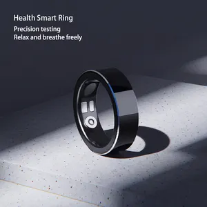 Factory Supply Oura Ring Smart Pressure DetectionPure Lines And Exquisite Details IP68 Waterproof Smart Ring Bluetooth