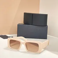 Lunettes de soleil rectangulaires personnalisées de haute qualité avec logo, monture large en acétate, pour hommes