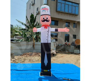 Muñeco Inflable Personalizado <span class=keywords><strong>de</strong></span> Chef Bailarín Aéreo para Restaurante <span class=keywords><strong>de</strong></span> <span class=keywords><strong>Pizza</strong></span> a la Brasa - Product Image 3