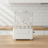 Stérilisateur et sécheur de biberons électrique tout-en-un pour bébés de 0 à 12 mois, sans BPA, facile à utiliser