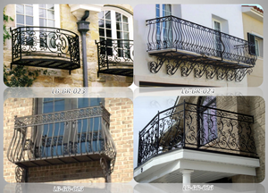 Ringhiera in Ferro Battuto <span class=keywords><strong>Prima</strong></span> per Scale e Balconi, Design Personalizzato in Ferro e Acciaio, Balaustre in Ferro Battuto Zincato - Product Image 6