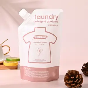 Bolsas de embalaje de detergente para ropa, jabón líquido ecológico personalizado de fábrica mágica, precio al por mayor