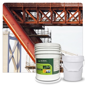 Pintura de Acabado Acrílica de Poliuretano Alifático Resistente a la Abrasión al Agua para Exteriores, Revestimiento para Estructuras de Acero de Hoteles - Product Image 1