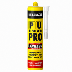 Colle polyuréthane pour bois PU Timber Pro, thixotropique, imperméable, EN204 D4, pour le collage du bois, du métal, de la pierre et des matériaux synthétiques - Product Image 1