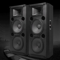 Enceinte de sonorisation passive professionnelle portable de 12, 15, 18 pouces pour DJ, scène, performance extérieure, studio, avec subwoofer et woofer