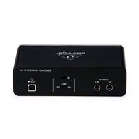 Behringers UMC22 Audiophile 2x2 USB Audio Interface Dengan Midas Mic Preamplifier Sound Card