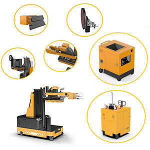 Robot de pulverización de pared Robot de tratamiento de pared automático de 6m para pulverización de enlucido de fachada de construcción y preparación de superficie - Product Image 2