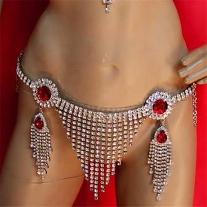 ELITES Vente en gros Personnaliser le nouveau style de diamants Costumes de performance pour adultes Costumes de <span class=keywords><strong>carnaval</strong></span> avec strass pour femmes - Product Image 3