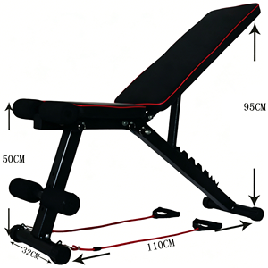 Durable Foldable Adjustable <b>Dumbbell</b> Bench Customizable Multifunctional <b>Dumbbell</b> Bench with Abdominal & Chest Press Features - Product Image 3