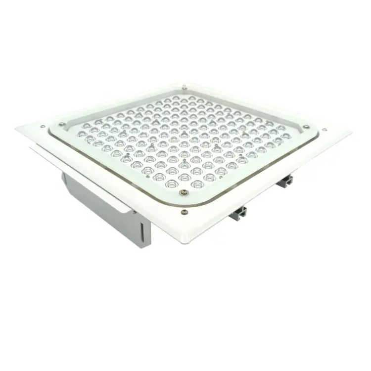 Gömülü tip LED benzin istasyonu aydınlatma alüminyum 120W 150W LED park garaj ışığı