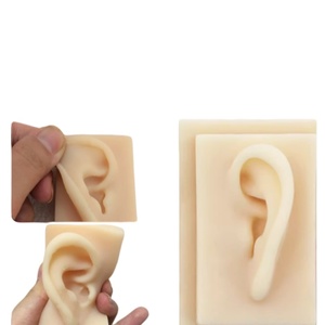 3D linh hoạt mềm Silicone mô hình tai người kích thước tự nhiên cho Vòng tai audiphone hiển thị 6.5*3*2cm - Product Image 4