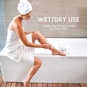 Afeitadora eléctrica <span class=keywords><strong>para</strong></span> <span class=keywords><strong>hombres</strong></span>, afeitadora Facial lavable, <span class=keywords><strong>de</strong></span> acero inoxidable - Product Image 4