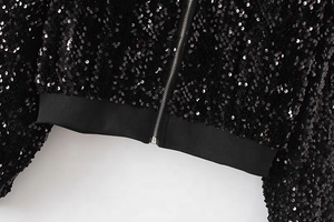 Usine personnaliser paillettes scintillantes Bomber au printemps enfants populaire Bling veste pour différentes saisons en occasion spéciale - Product Image 4