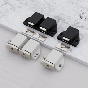 Ferme-porte automatique à poussoir avec rebond magnétique et billes à clipser, en ABS, design moderne, pour cuisine et usage domestique - Product Image 5