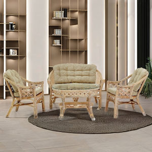 ชุด omara หวายแฮนด์เมดพร้อมพนักพิงโต๊ะหมอนขายดีจากอินโดนีเซียสำหรับวิลล่าอพาร์ทเม้นท์สำหรับเฟอร์นิเจอร์ห้องนั่งเล่น - Product Image 5