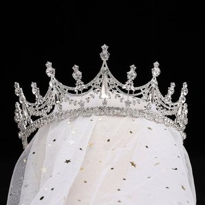 Tiaras <span class=keywords><strong>de</strong></span> Novia Modernas, Corona <span class=keywords><strong>de</strong></span> Princesa con Pedrería para Mujer, Niñas <span class=keywords><strong>de</strong></span> las Flores, Cumpleaños, Boda, Quinceañera, Baile <span class=keywords><strong>de</strong></span> Graduación - Product Image 4