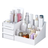 Tiroir organisateur de cosmétiques de bureau écologique boîte de rangement divisée en plastique multifonction