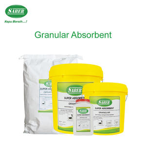 SABER Granular de Grado Industrial, Super Absorbente, 10 Litros, Absorbente Granular de Sílice Volcánica para una Limpieza Rápida del Suelo de la Tienda - Product Image 4
