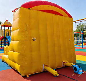 Château gonflable commercial en PVC avec mur d'escalade, toboggan, souffleur, capacité 400 kg, installation facile pour - Product Image 4