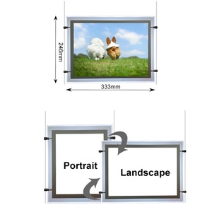 2026 High Quality Led Menu <b>Board</b> <b>Light</b> Box Marketing Custom Hanging Display Frame Indoor Advertising <b>Light</b> Box - Product Image 1