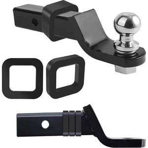 Tow Hook <b>Cushioning</b> <b>Pad</b> 75mm x 52mm Black Nitrile Noise Reduction Suspension Receiver - Product Image 3
