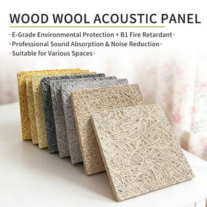 Panel acústico de lana de madera de diseño moderno para decoración colorida de cine o uso en la sala de estar - Product Image 2