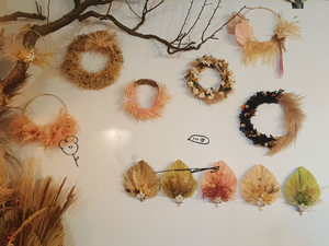 Feuilles de <span class=keywords><strong>palmier</strong></span> naturelles séchées pour décoration de mariage bohème, feuillage séché pour la maison et les événements - Product Image 4