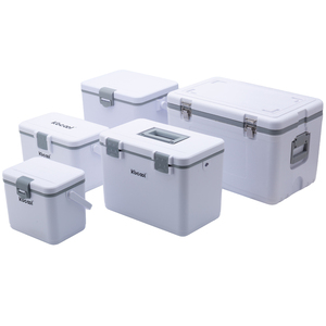 Kbcool-Caja enfriadora portátil de plástico para el pecho, Enfriador de hielo personalizado con aislamiento de Color blanco, venta al por mayor de fábrica