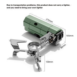 Estufa de Picnic Portátil de Acero <span class=keywords><strong>y</strong></span> Metal, Estufa de Gas de Cassette Plegable Automática para Acampar <span class=keywords><strong>y</strong></span> Viajar al Aire Libre Sin Encendedor - Product Image 4