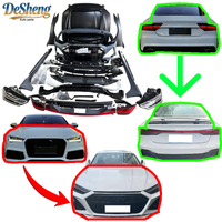 Actualización a Configuración de Alta Gama, Kit de Carrocería para Audi A7 a RS7, Parachoques, Faros LED, Luces Traseras, Tapa de Maletero, Alerón Trasero