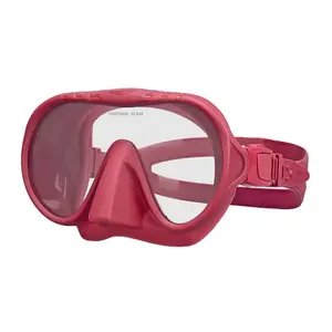 Frei tauchen Maske mit geringem Volumen Speer fischen Schnorchel brille Hochwertige Silikon-Unterwasser-Schwimm brille Tauchmaske