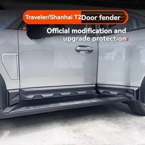 Pour Jetour Traveler T2 première génération SUV, garde-portes de style Black Warrior de la marque QK, matériau ABS de haute qualité - Product Image 3