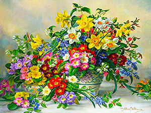 Pintura al óleo por números, imágenes de flores, pintura por números en lienzo, decoración de habitación, pintura Digital DIY sin marco, pinturas, arte de pared - Product Image 5