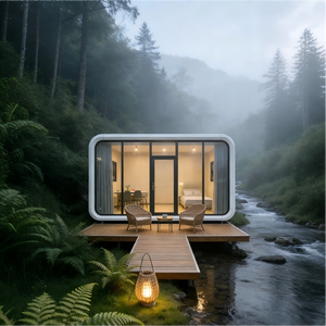 2026 Maison Modulaire Préfabriquée de Haute Qualité, Cabine Mobile Apple, Villa de Resort, Sûre et Robuste, en Panneaux Sandwich d'Acier, Moderne - Product Image 3